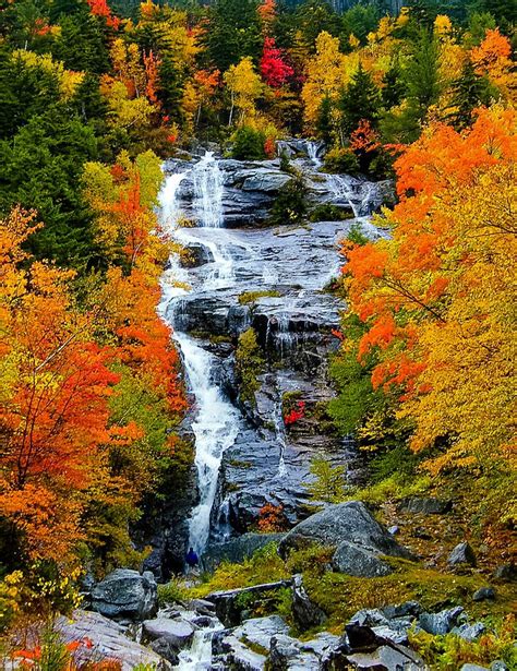 Colour My World White Mountain Waterfall New Hampshire By