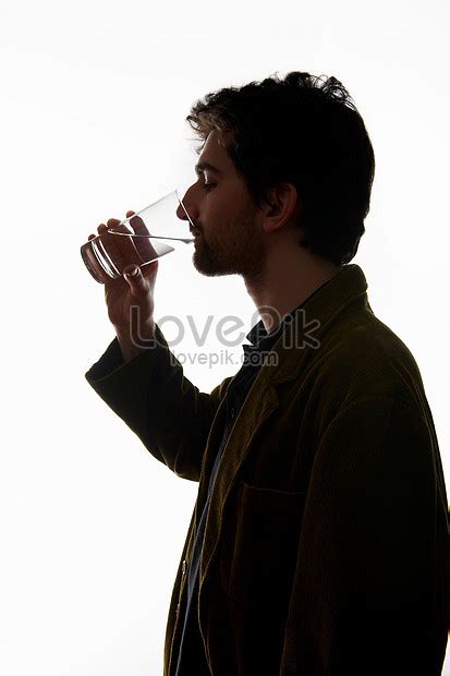 Man Drinking A Glass Of Water Picture And Hd Photos Free Download On