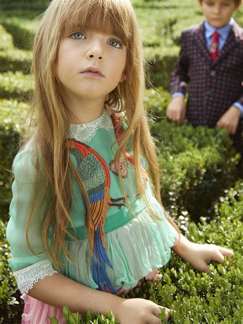 A Look From The Gucci Childrens Spring Summer 2017 Collection