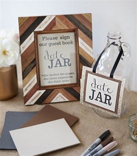 This one's different because it has a photo frame. 11 Creative DIY Wedding Guest Books | HappyWedd.com | More Wedding Ideas | Pinterest | Wedding ...