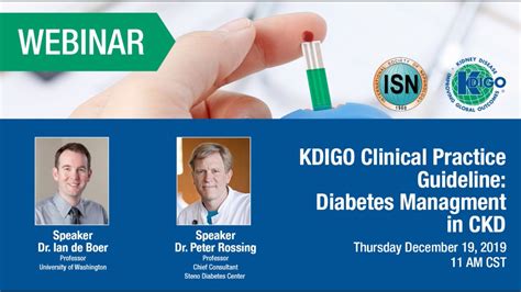 Looking to try something new? KDIGO Diabetes Management in CKD Guideline Webinar - YouTube