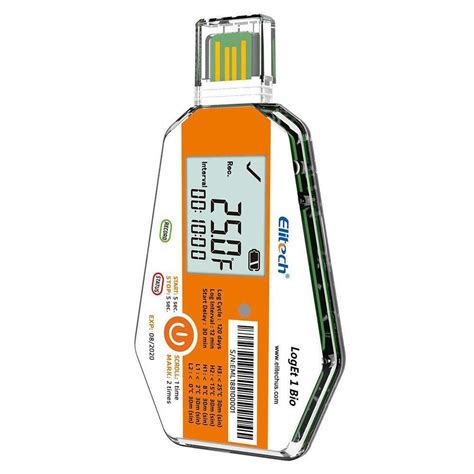 Loget 1 Bio Single Use Usb Temperature Logger With Display And Pdf