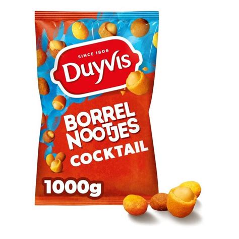 Megeapack Borrel Nootjes Cocktail Crunchy ErdnÜsse 1kg By Duyvis