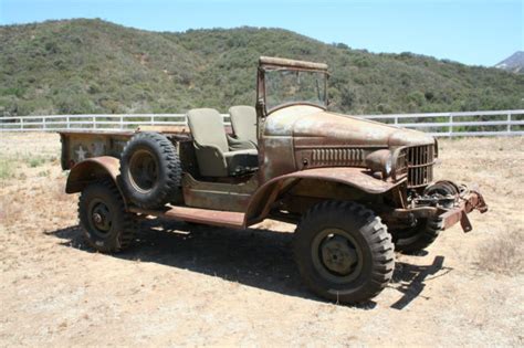 Military Vehicle 1941 Dodge Wc 4 Half Ton Weapons Carrier Truck For