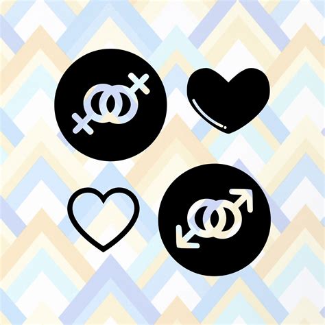 Gay Symbol Svg Pride Glyph Lesbian Pictogram Queer Love Etsy