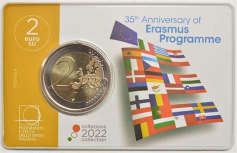 2 Euro Erasmus 2022 Stgl Italien Coincard