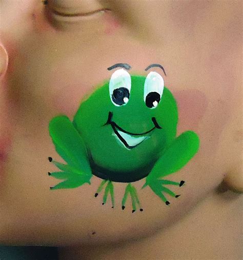 Frog Face Paint Face Painting Easy Ladybug Face Paint Face Painting