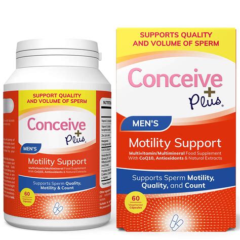 Buy Conceive Plus Motility Supplement For Men E Zinc Ginseng Coq10 Boost Count Male