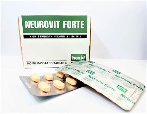 Hovid Neurovit Forte High Strength Vitamin B1 B6 B12 100 Tablets