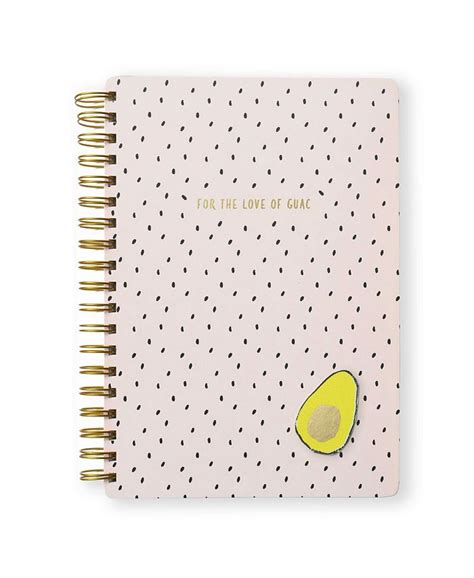 Mara Mi For The Love Of Guac Large Spiral Notebook And Reviews