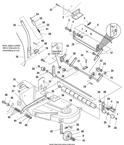 Simplicity 1693960 38 Mower Deck Parts Diagram For 38 Mower Deck