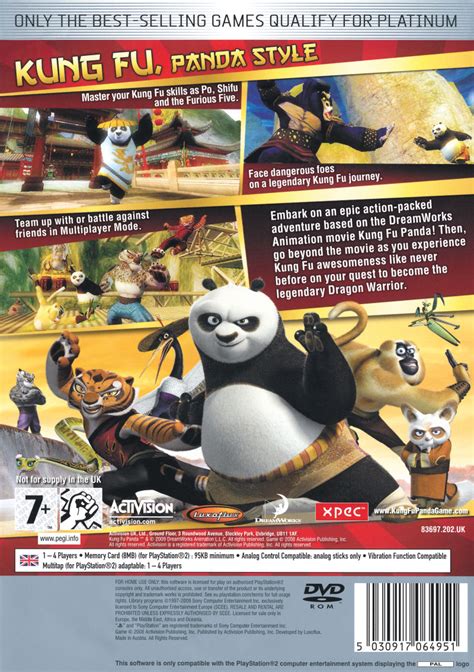 Kung Fu Panda 2008 Box Cover Art Mobygames