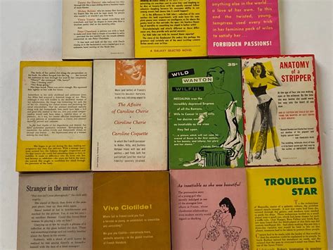 Vintage Sleaze Pulp Erotica Paperback Book 11pc Lot Bedside Nightstand Ebay