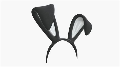 Bunny Ears Headband 03 3d Model Cgtrader