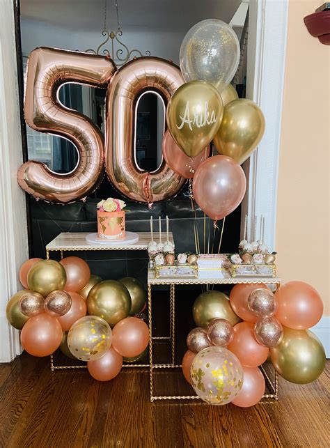 50th Birthday Balloons 50th Birthday Balloons Moms 50th Birthday