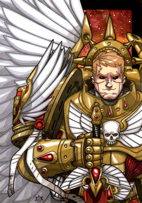 Angel Of Blood Warhammer 40k Blood Angels Warhammer Art Warhammer