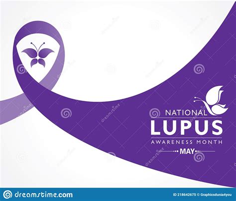 Lupus Awareness Month Observed In May Stock Vector Illustration Of