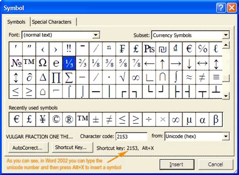 Sometimes, when you need to add a special character to your ms word document, like the cent symbol, you can go through a long list of symbols from the … Inserting Special Characters