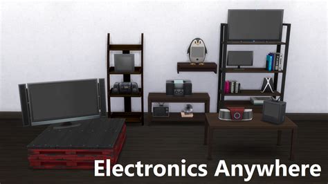Clutter Anywhere Part Three Electronics At Mod The Sims 4 Sims 4