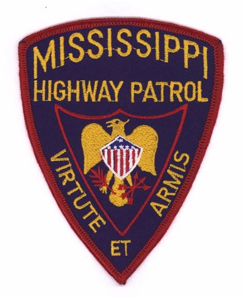 Pin By Dale Lund On State Police Patches Mississippi Highway Patrol