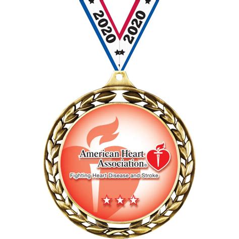 American Heart Association Trophies American Heart Association Medals