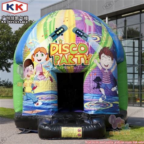 2018 Inflatable Disco Music Moonwalk Jungle Jumping Bouncer With