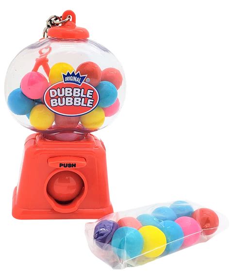 Buy Zugar Land Colorful 4 Gumball Dispenser Machine Keychains With