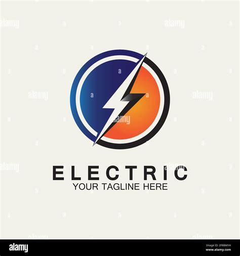 Flash Electric Logo Vector Icon Illustration Design Template Bolt