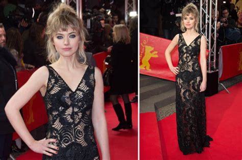 Imogen Poots Bares Underwear In See Through Naked Dress At The Long Way Down Premiere Daily Star