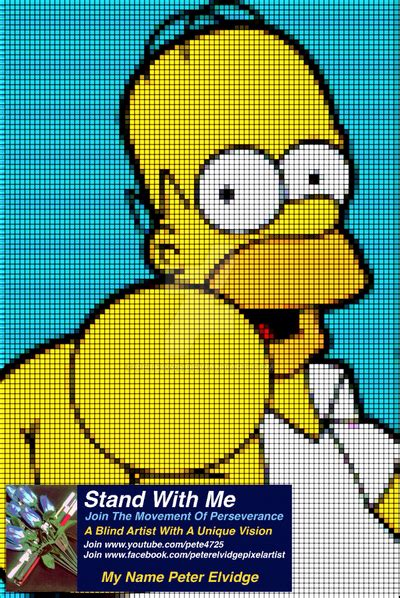 Pixel Art Homer Simpson By Pete4725 On Deviantart