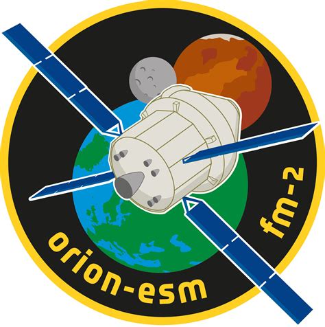 Esas Orion European Service Module Patches Collectspace Messages