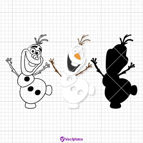 Free Olaf Frozen Svg Vectplace