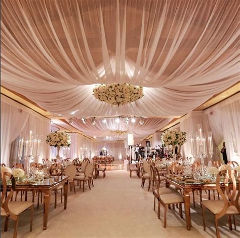 Ceiling Draping For Weddings
