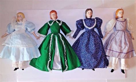 Vtg 1977 17 Yield House Exclusive Little Women Porcelain Dolls Meg Jo