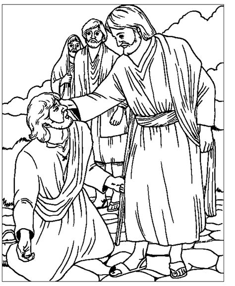 Coloring Page Blind Bartimaeus Activity Sheet 5 Out Of 5 Stars