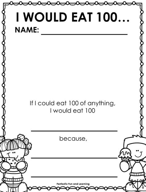 100th Day Printables
