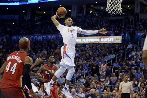 Check out russell westbrook's best career dunks & posterizes from the oklahoma city thunder! Russell Westbrook just misses triple-double for Thunder ...