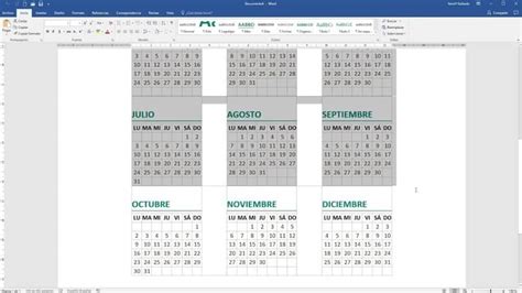 Cómo Hacer Un Calendario Personalizado En Word Guía Fácil Mira Cómo