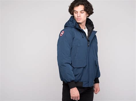 Куртка зимняя Canada Goose цвет Синий купить по цене 4390 рублей в