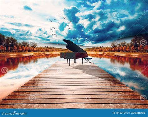 Piano In Nature Stock Photo Image Of Classic Light 151021316