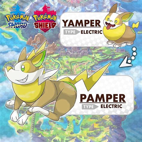 Pamper, a fanmade evo for Yamper : PokemonSwordAndShield