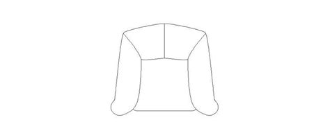 Simple Couch Chair Elevation Block Drawing Details Dwg File Cadbull