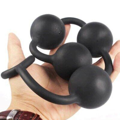 Cannonballs Giant Huge Extra Large Xl Silicone Anal Ball Beads Butt