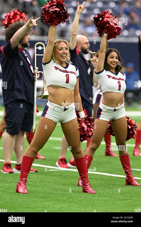 Houston Texans Cheerleaders During The Nfl Football Game Between The