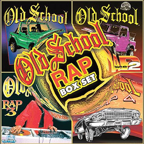 Old School Rap 4 Cd Box Set Vol 1 4 Thump Records