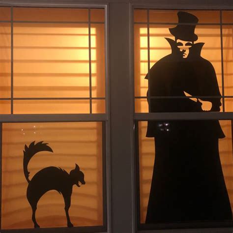 20 Diy Halloween Window Silhouettes Will Creepy Of Night