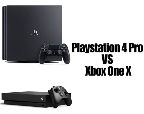 Playstation 4 Pro Vs Xbox One X