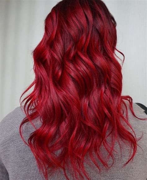 22 Crimson Red Hairstyles Hairstyle Catalog