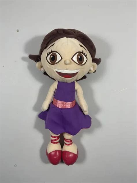 Little Einsteins June Cuddly Plush Doll Disney Disneyworld 14 Inches