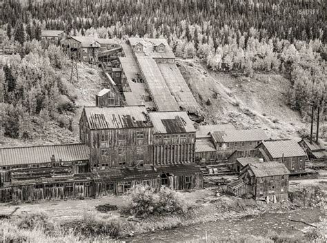 Russell Lee Abandoned Gold Mill East Of Silverton San Juan County